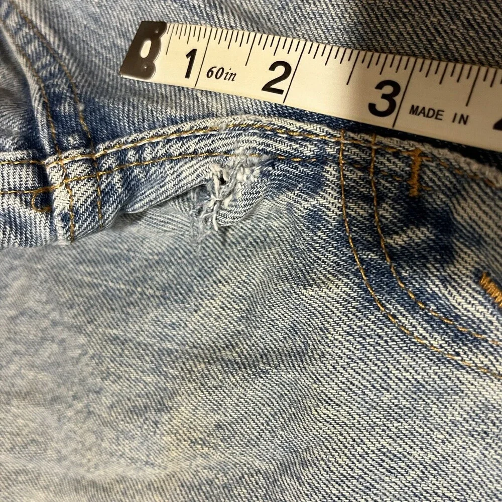 Vintage Levis 34x30 Jeans 550 USA Levi Skate Distressed Thrashed Denim 1990s